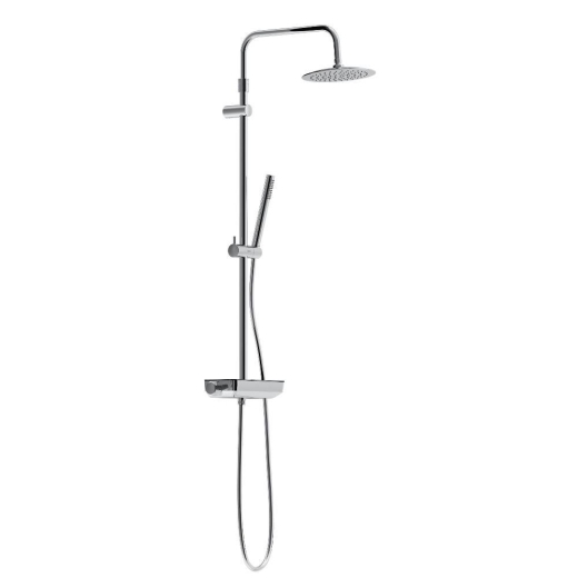 Душова система з душовим ТМС змішувачем полицею Damixa Scandinavian Pure, хром (936750000) - 1