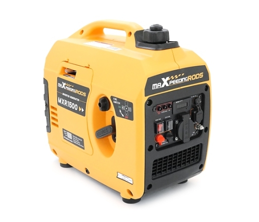 Генератор інверторний бензиновий MaXpeedingRods MXR1500 1 kW, однофазний, 220V, 50Hz, об'єм бака 2,4л, ручний запуск (mxr1500) - 1