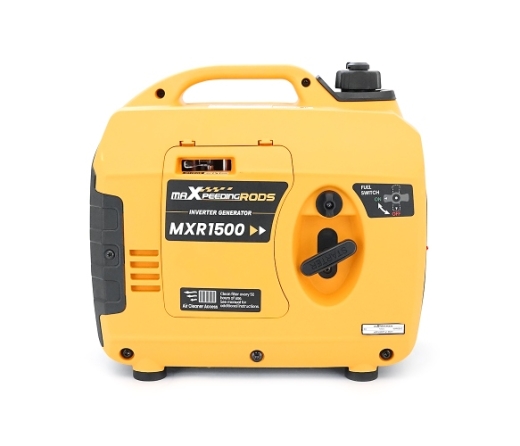 Генератор інверторний бензиновий MaXpeedingRods MXR1500 1 kW, однофазний, 220V, 50Hz, об'єм бака 2,4л, ручний запуск (mxr1500) - 2