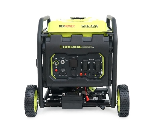 Генератор інверторний бензиновий Genpower GBG 40IE 3.2kW (4kVA), однофазний, 230V, 50Hz, DC12V. об'єм 10.0л. витрата 0,374 Lt/kWtt, стартер (без АКБ) (GBG 40IE) - 3