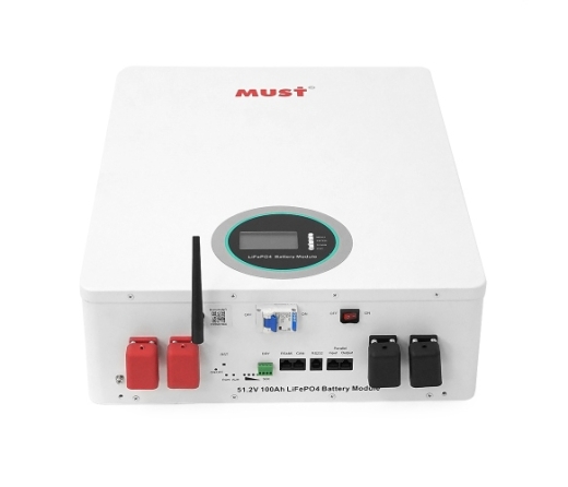 Акумуляторна батарея Must LiFePO4 LP16-48100 51.2V 100Ah, 5,12kWh, BMS100A@16S, CAN2.0/RS232/RS485, 6000 cycles, 625x442x177,44kg (LP16-48100) - 2