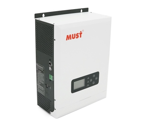 Гібридний інвертор MUST PV18-3024VMPK, 3000W, 24V, струм заряду 20/30A, 230V/13A, MPPT (60А, 145 Vdc), 272x355x100 мм, 7.8 кг (PV18-3024VMPK) - 1