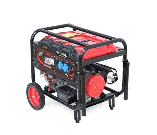 Генератор бензиновий COVAX EPH10000E2, 7.0kW, однофазний 220V, 50Hz, DC12V, 18HP, Electric Starter, tank 25L, 690x535x555mm (EPH10000E2) - 1