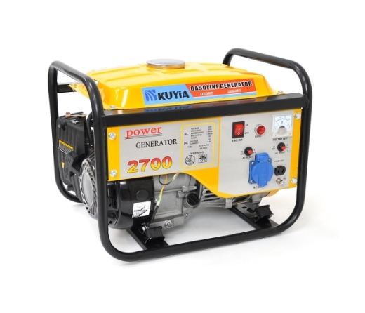 Генератор бензиновий Kuyia TM1000CL, однофазний, 110-240V, 50Hz, 0,9-1кВт, об'єм 5,2л (KYTM1000CL-1F-220-B) - 1