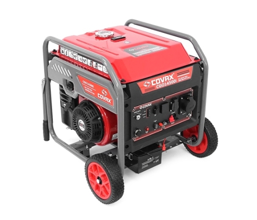 Генератор інверторний COVAX CGO14500i, 9.5kW, бензин, однофазний 220V, 50Hz, electrik starter, 4-stroke, бак 25L, 633х550x605mm, 70kg (CGO14500i) - 3