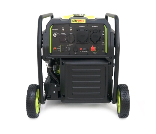 Генератор інверторний бензиновий Genpower GBG 130IE 10.4kW (13kVA), однофазний, 230V, 50Hz, DC12V. об'єм 33л., витрата 0,374Lt/kWt.стартер, АКБ у комплект не входить, 74кг (GBG 130IE) - 4