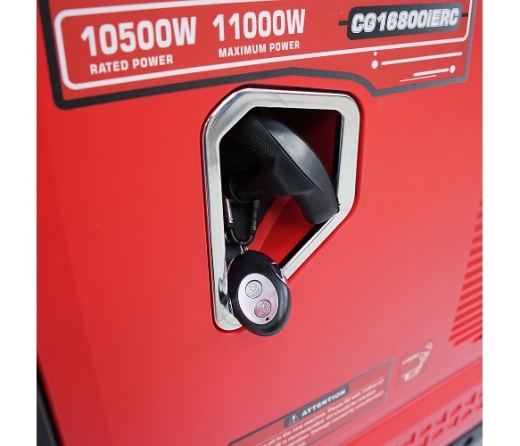 Генератор інверторний бензин COVAX CG16800iERC, 10.5kW, однофазний 220V, 50Hz, 194FPD, бак 32L, 815х580х760mm, 125kg (CG16800iERC) - 6