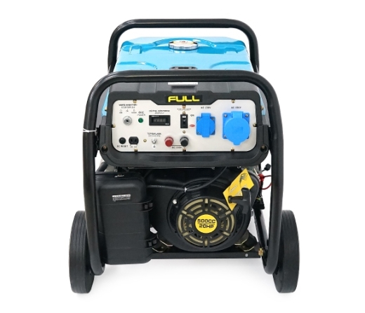 Бензиновий генератор FULL FGL 12000LE, 1-фазний 230 В, 50 Гц, 12 кВА/9,0 кВт, бак 28 л, витрата 3 л/год, ручний/стартер (без АКБ), 92 кг (FGL 12000LE) - 3