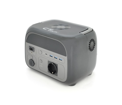 Зарядна станція CTOLITY AP400 APP Control, 400W, 345Wh LiFePO4, MPPT 150W max, DC12V-5A, 2хAC 220, 3xUSB-18W, 1хUSB-C(22W), wireless 15W, Fast charge 60min, 177×205×177mm, 5kg - 2