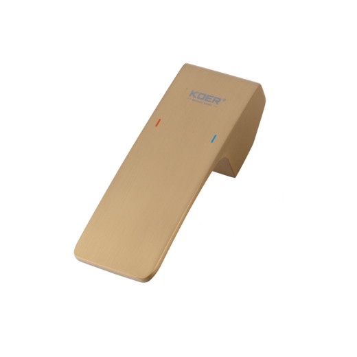 Змішувач для гігієнічного душу прихованого монтажу Haiba KUBUS 002 (INNER) BRUSHED GOLD, колір «Матове золото» (HB9625) - 2