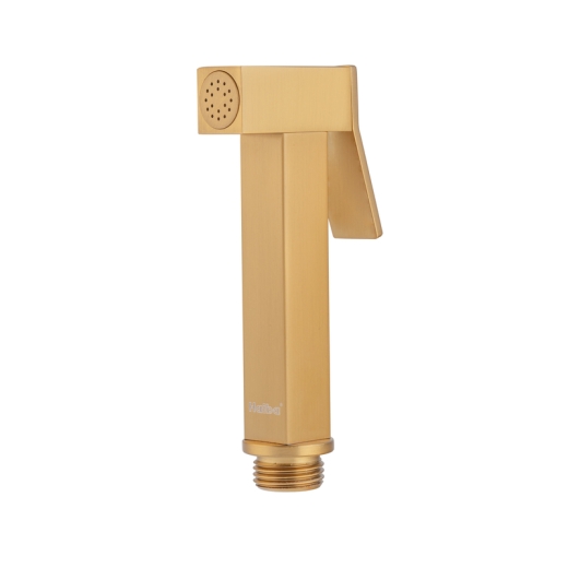 Змішувач для гігієнічного душу прихованого монтажу Haiba KUBUS 002 (INNER) BRUSHED GOLD, колір «Матове золото» (HB9625) - 4