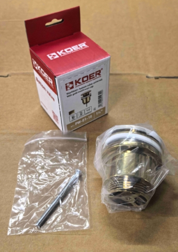 Донний клапан для раковини KOER PW-01-10 (KR5193) - 8