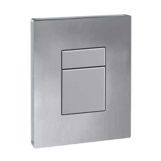Панель змиву  KOER KT-0607-01 157x198x10mm хром, прямокутна кнопка (KR5344) - 1