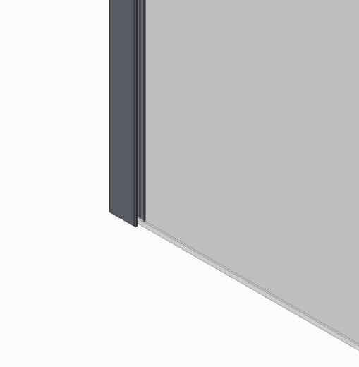 Душова перегородка Walk-In KOER SR SP01-100x200-TR-01 прозоре скло EASY CLEAN 8мм ХРОМ (KR5393) - 7