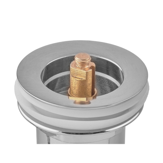 Донний клапан для раковини KOER PW-07-11 1 1/4'' з переливом автоматичний СLICK-СLACK (KR5784) - 4