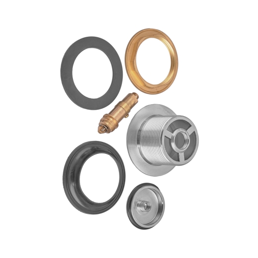 Донний клапан для ванни KOER PW-06-01 1 1/2'' автоматичний (СLICK-СLACK) (Колір хром) (KR5799) - 6