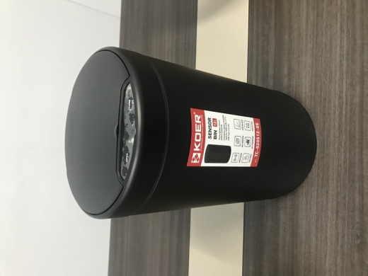 Кругле сенсорне відро для сміття KOER TC-020512-05 12 л (колір чорний) (KR5937) - 4