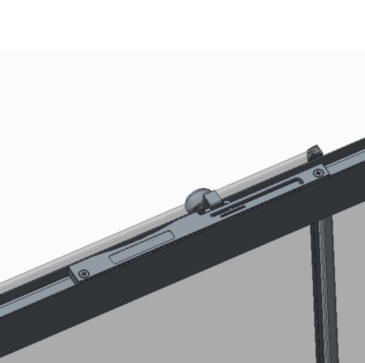 Розсувні скляні шторки на ванну KOER SR BS06-120x150-TR-01 прозоре скло EASY CLEAN 6 мм хром (KR5945) - 8