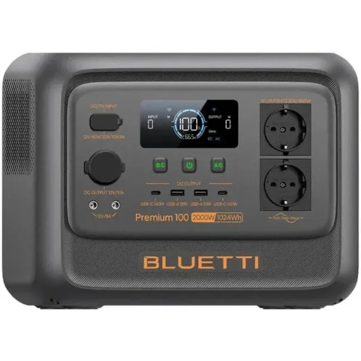 Зарядна станція Bluetti Premium 100 V2, 2000W, 1024Wh, UPS, ДБЖ (PR100V2) - 4