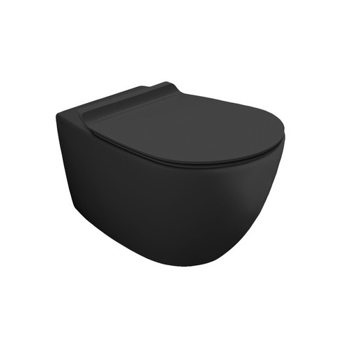 Унітаз підвісний SIMAS Vignoni чорний VI18/F85 (MATE BLACK) - 1