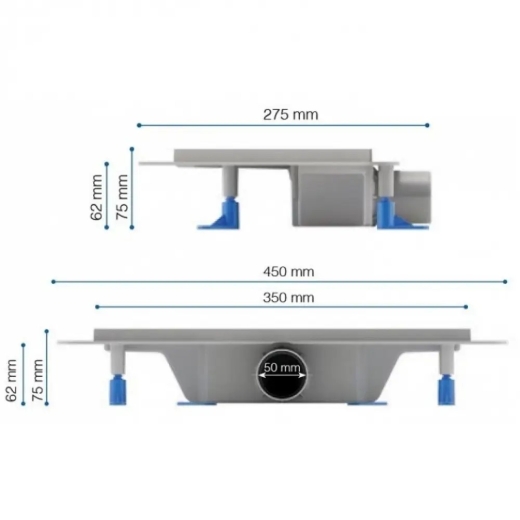Душовий канал із решіткою STYRON Klasszik (STY-KM) - 3