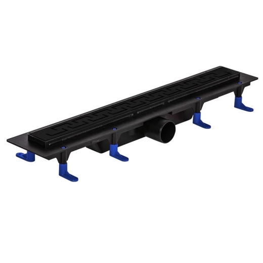 Душовий канал із решіткою STYRON Chain чорний (STY-CH-60-FF) - 1