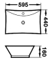 Раковина Invena Izyda, білий (CE-12-001) - 3