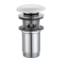 Донний клапан Omnires click-clack white (A706BP) - 1