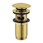 Донний клапан Omnires click-clack brushed brass (A706BSB) - 1