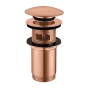 Донний клапан Omnires click-clack brushed copper (A706CPB) - 1