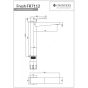 Смеситель для умывальника Omnires Fresh chrome (FR7112CR) - 2