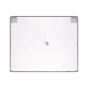 Зеркало с LED-подсветкой Touch Qtap Mideya 1000х700, с антизапотеванием, с часами, диммером, рег. яркости (QT2078NCF10070W) - 4