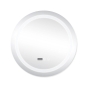 Зеркало с LED-подсветкой Touch Qtap Mideya R800, с антизапотеванием, с часами, диммером, рег. яркост(QT2078NCR8080W) - 2