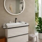 Cмеситель для умывальника Hansgrohe Tecturis E CoolStart EcoSmart+ с донным клапаном, черный 73353670 - 3