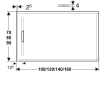 Душовий піддон Geberit Sestra 100x90, сірий (550.263.00.2) - 2