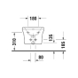 Биде Duravit P3 Comforts (2268150000) - 4