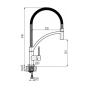 Змішувач для кухні VALVEX Inizio хром 2425900 - 2