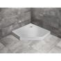 Душовий піддон RADAWAY Doros PT Compact Stone 90x90 см White (SDRPTP9090-05-04S) - 1
