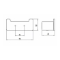 Двойной крючок EMCO Loft черный (57513302) - 2