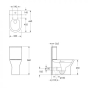 Унітаз-компакт Imprese Legnice Rimless із сидінням Slim slow-closing (c06207900) - 2