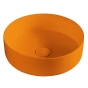 Накладний умивальник Volle 43х43 оранжевий (13-40-455Orange) - 1