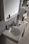 Підвісний кам'яний умивальник-стільниця Volle Solid Surface з рушником, 75x48, білий (13-40-742) - 3