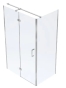 Душевой уголок Volle Sota 120-C реверсивная 120x80х200см стекло + двери, хром (1038.134601) - 1
