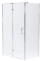 Душевой уголок Volle Sota 120-C реверсивная 120x80х200см стекло + двери, хром (1038.134601) - 2