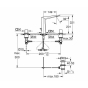 Змішувач для умивальника GROHE Allure Brilliant хром (20344000) M-Size - 3