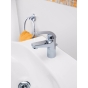 Смеситель для умывальника GROHE Bau Curve с донным клапаном хром (32805000) - 3