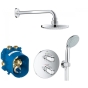 Душова система GROHE Grohtherm 1000 Cosmopolitan хром (34614000) - 1