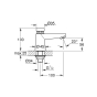 Кран для воды порционный GROHE Euroeco Cosmopolitan T хром (36265000) - 2