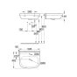 Умивальник GROHE Euro Ceramic 60 білий (39335000) - 2