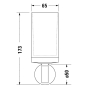 Стакан для зубных щеток Duravit Starck T, хром (0099311000) - 3